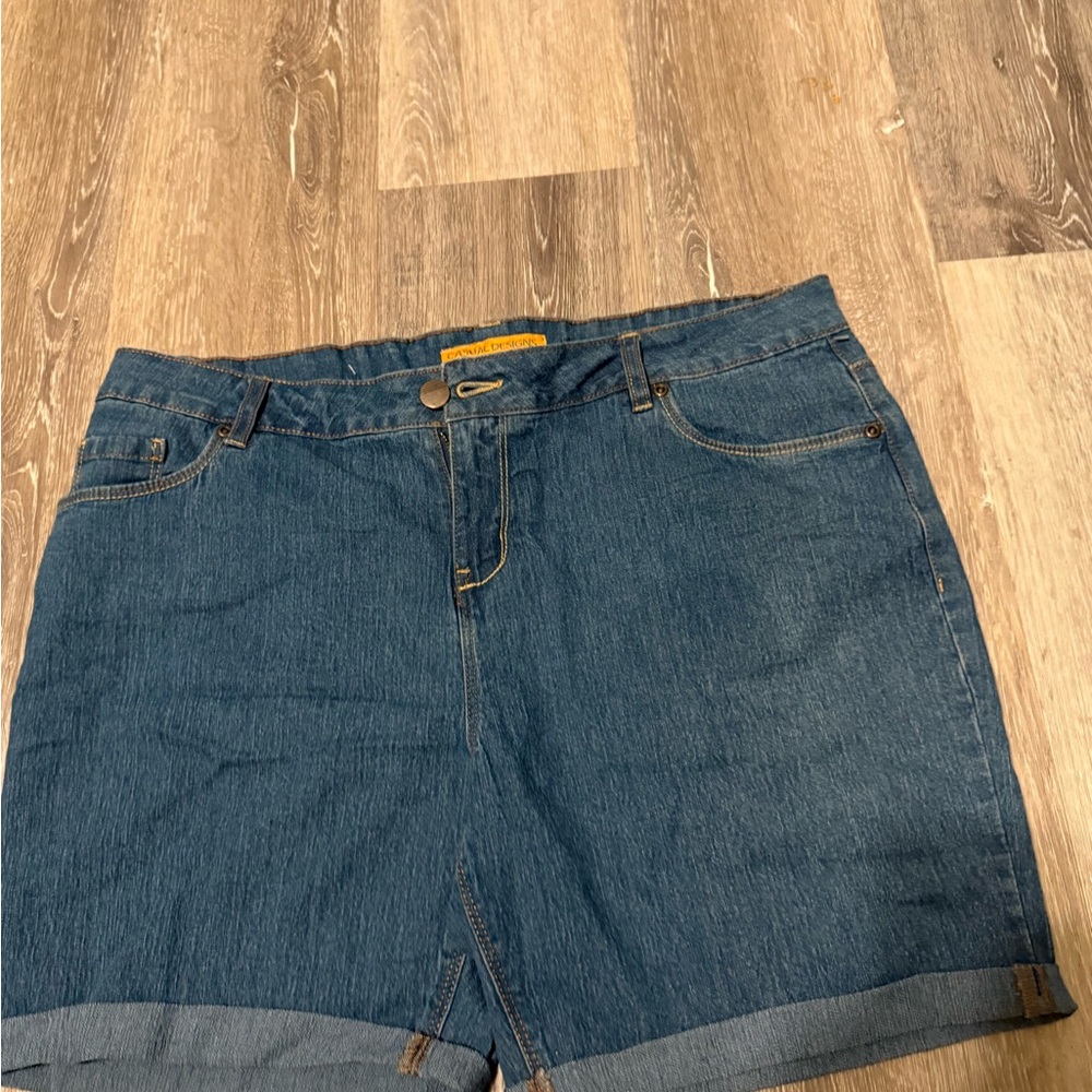 Blue Denim Shorts